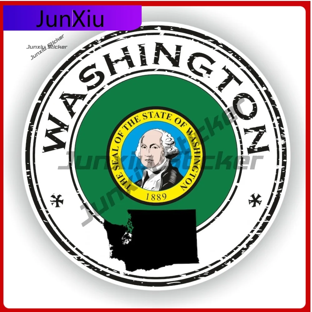 

Washington Seal Round Flag Stylish Exterior Vehicle Accent Exterior Styling Piece For Vehicles