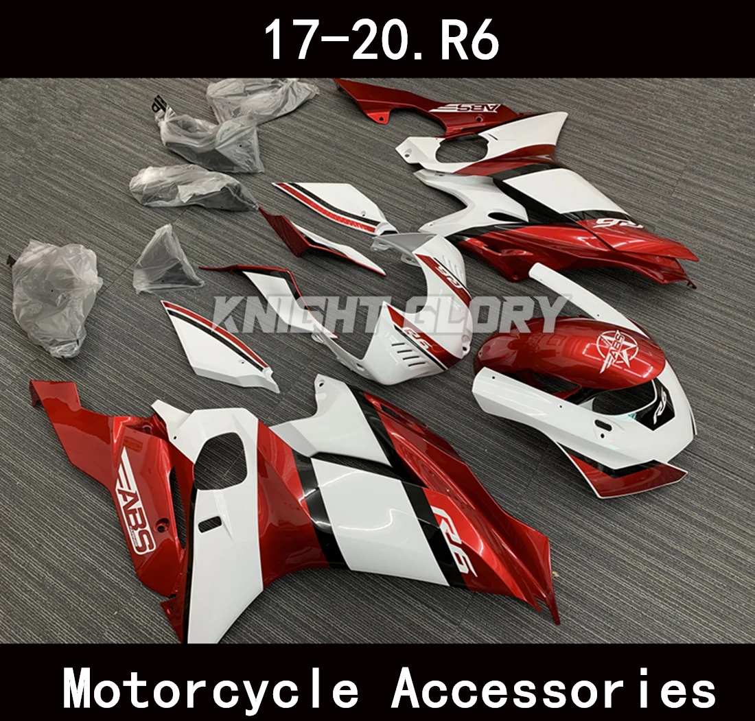 Cocok untuk YZF-R6 YZF R6 2017 2018 2019 2020 Set Bodywork Spoiler kerangka motor