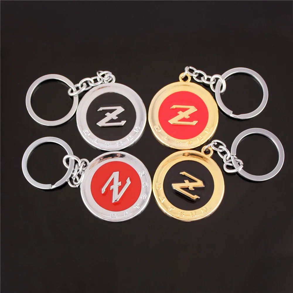 1 Pieces DATSUN Z for Fairlady Z 370Z 350Z Car Nameplate Keychain Key Ring Key Chain