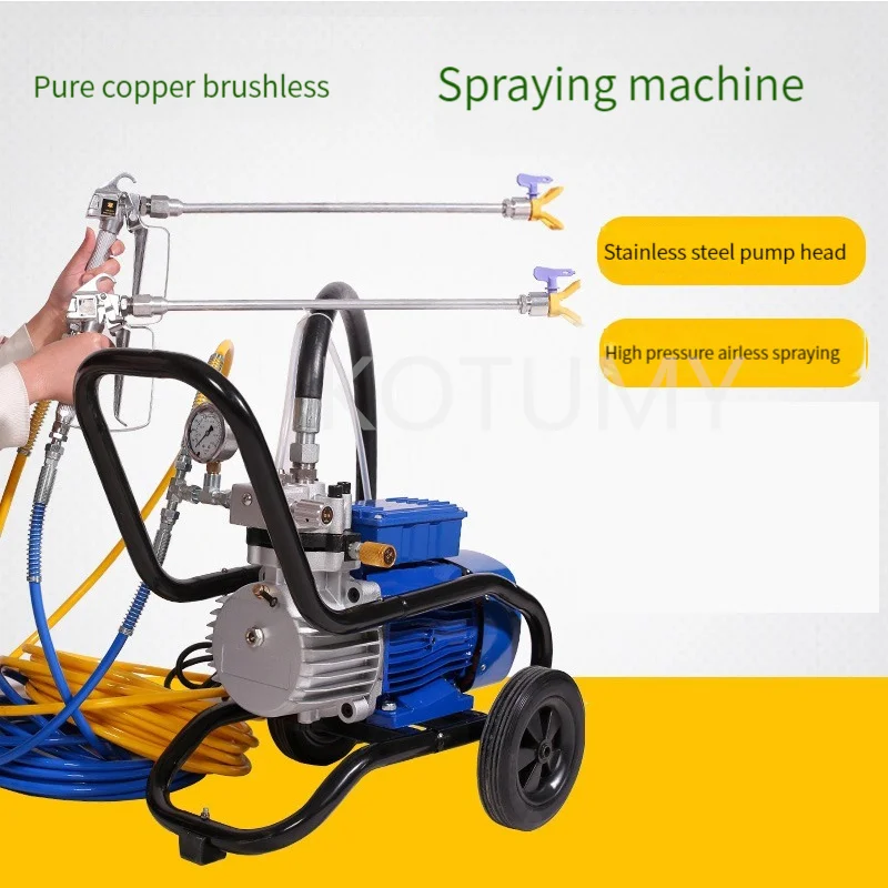 220V/5300W High Pressure Airless Sprayer Latex Paint Spraying Machine Paint Spray Gun Painting Tools