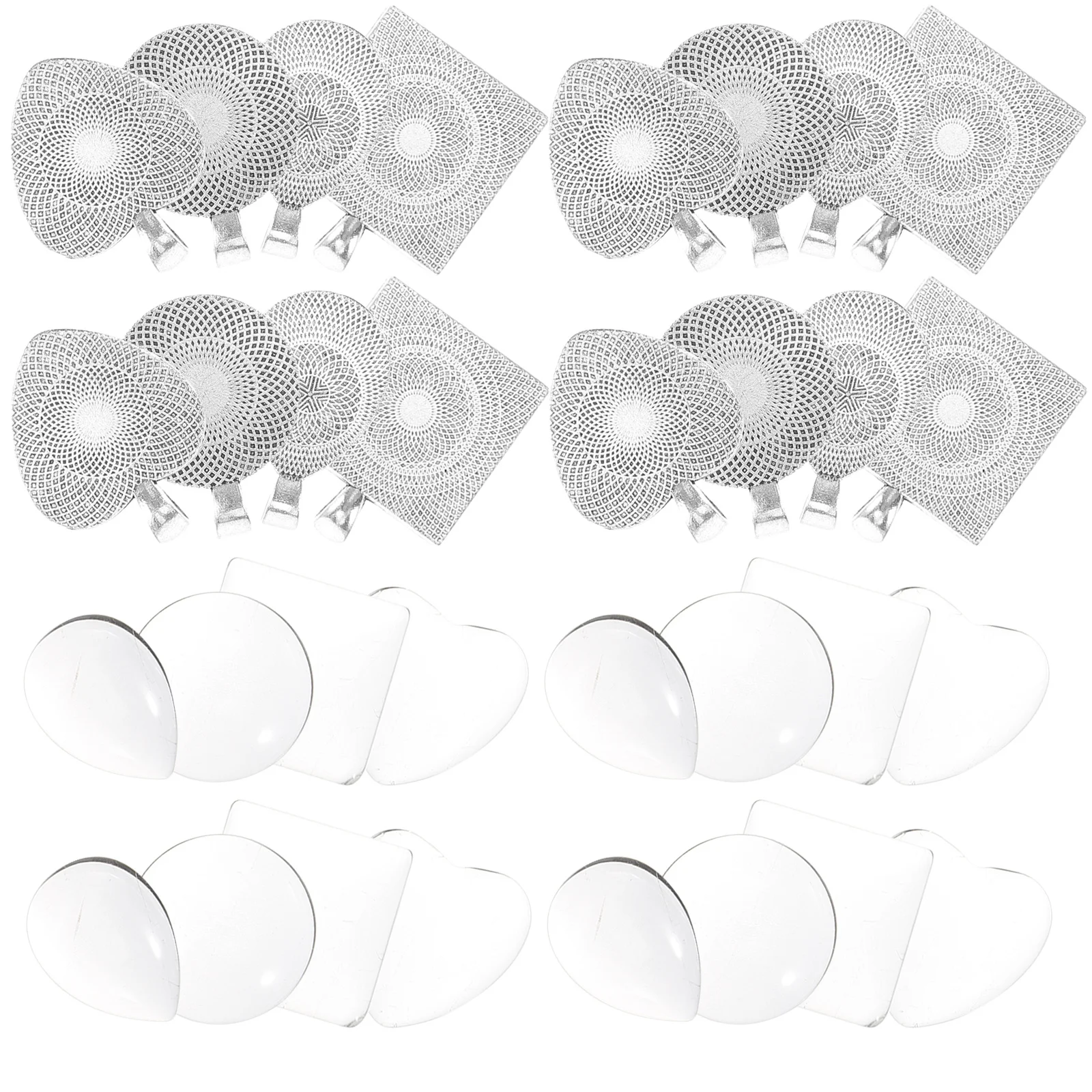 

24 комплекта лотков из металлического сплава с прозрачной стеклянной купольной плиткой для изготовления ювелирных изделий на заказ и поделки, блюдце для сальницы