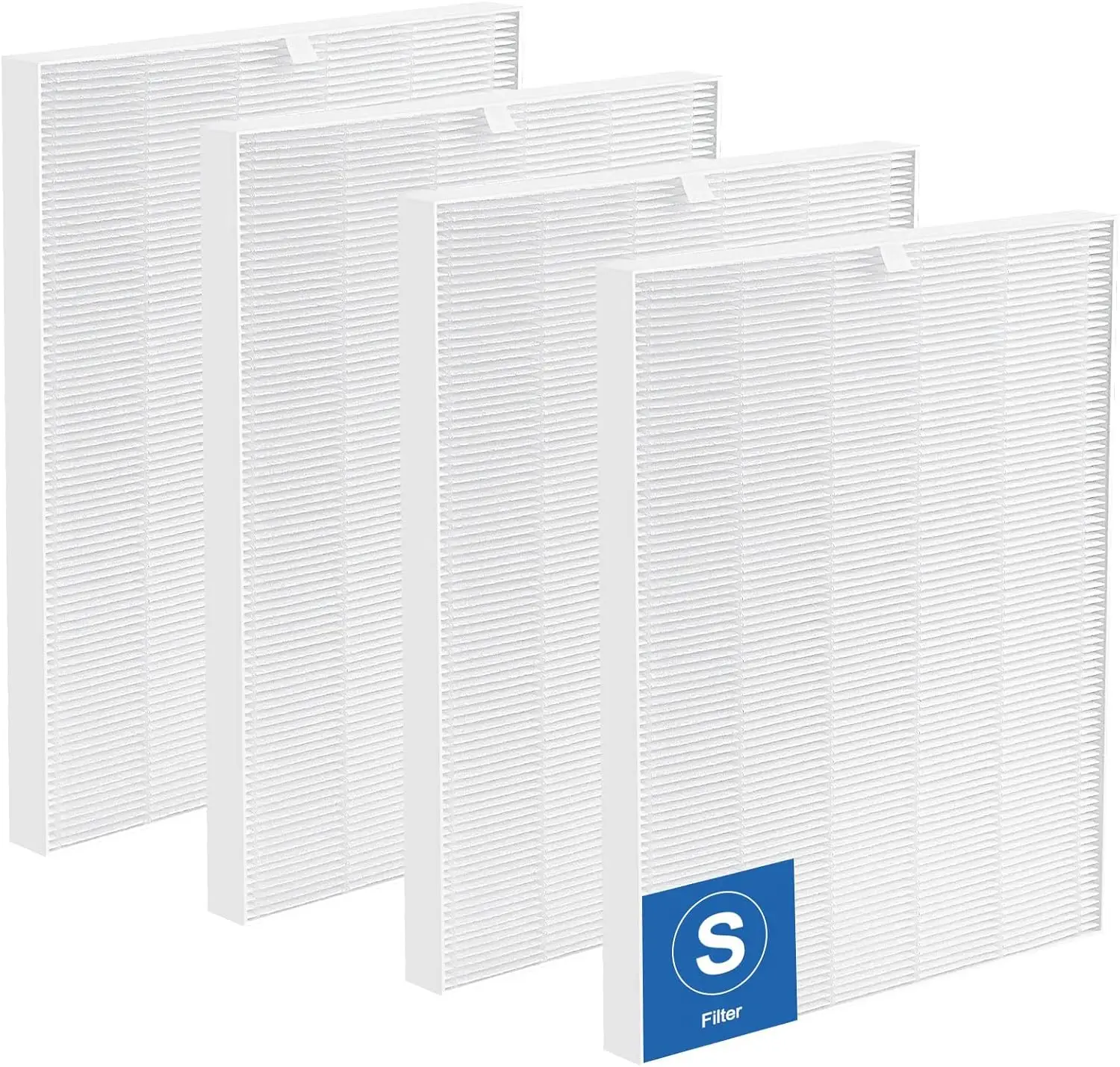 

4 Pack C545 HEPA Replacement Filter S Compatible with C545 Air Purifier, Replaces for Filter S 1712-0096-00 and 2522-00