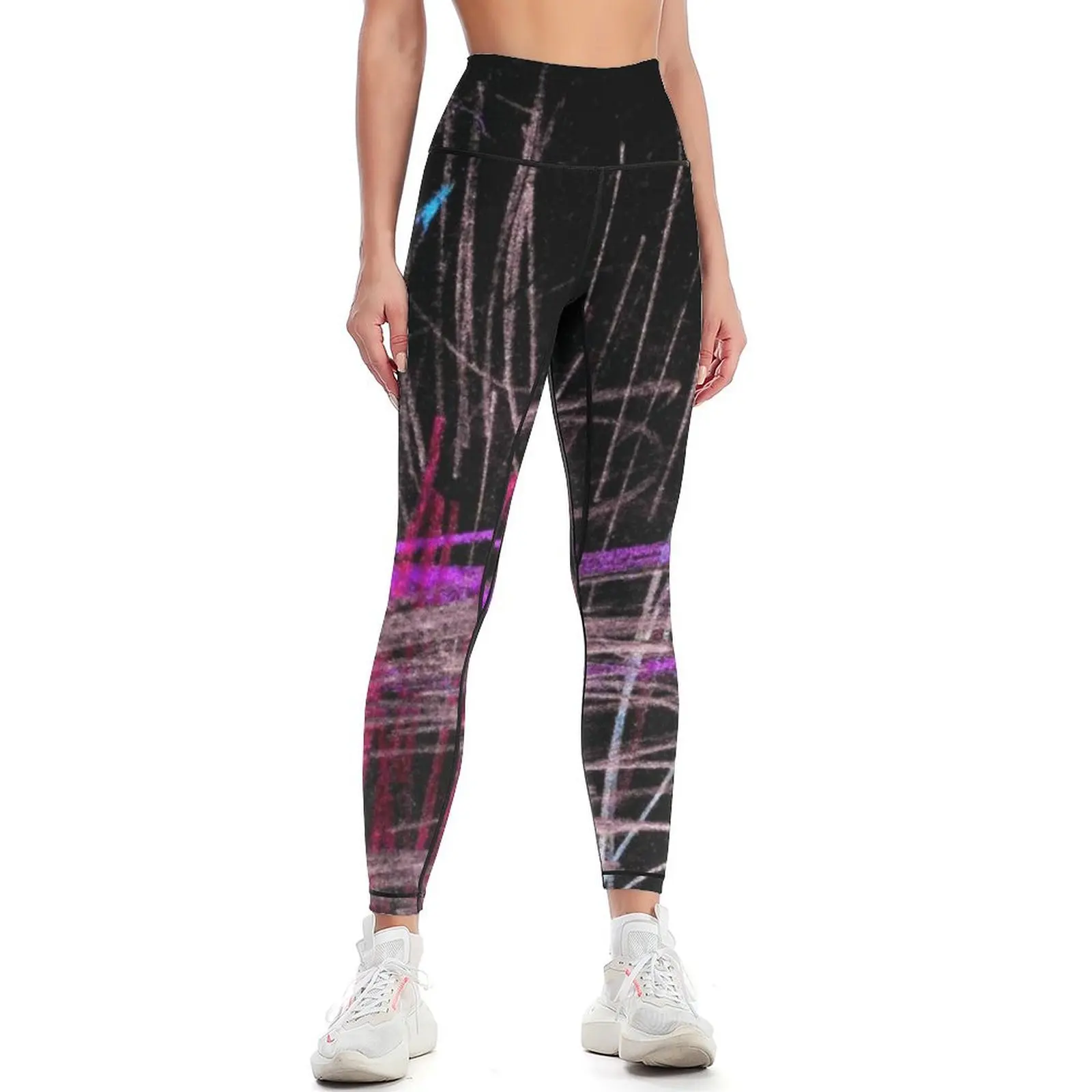 

KA Bold Expressions on Black 13 Leggings sportswear woman gym 2024 exercise clothing for Womens Leggings