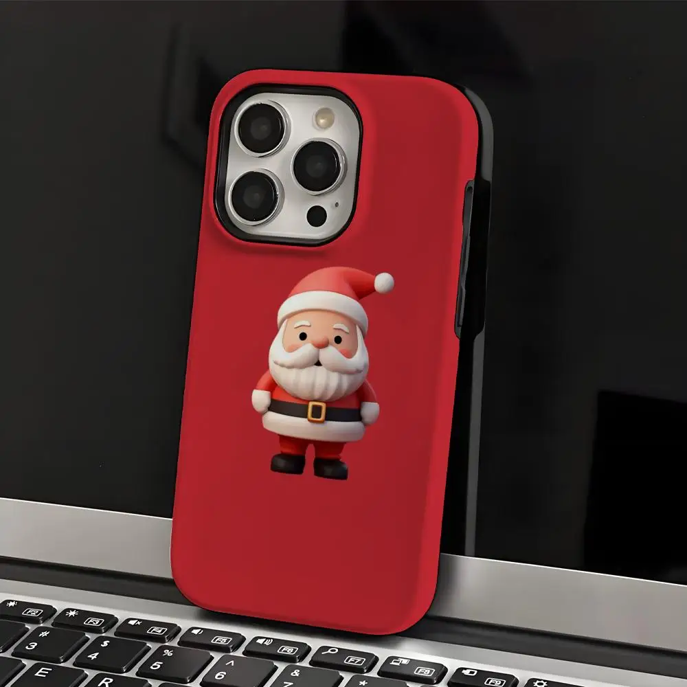 

Christmas Phone Case Phone Case INS For IPhone 16 15 14 13 12 11 Pro Max X XR XSMax 7 8 Plus Glossy Film Hard PC Cover