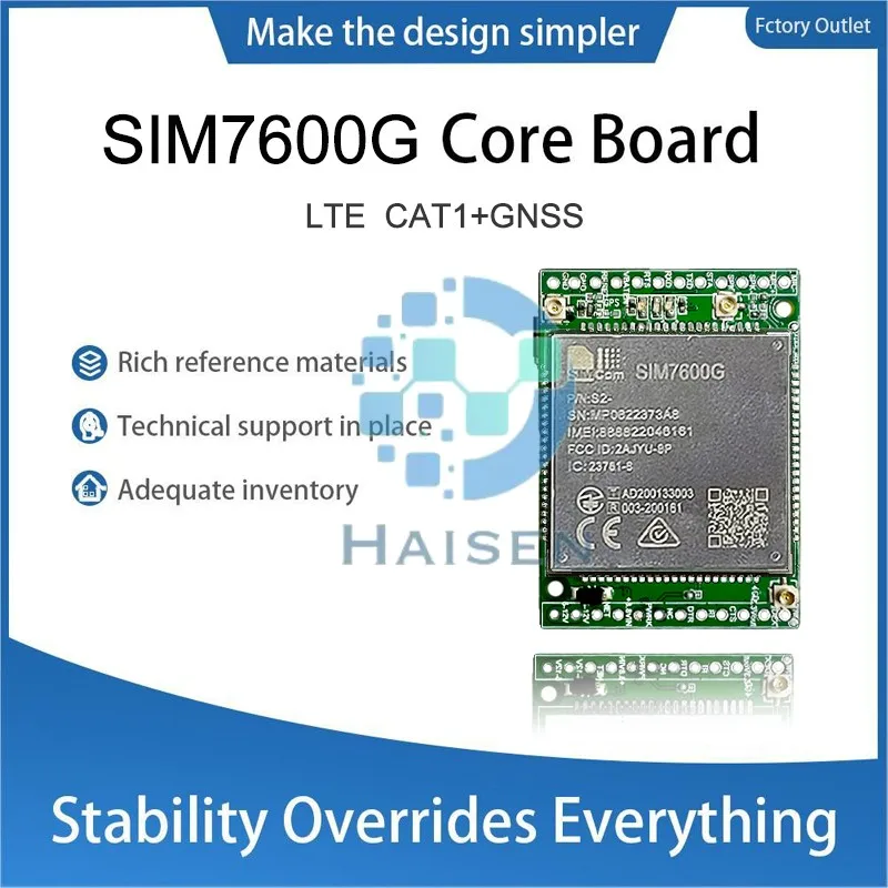 HAISEN SIMCOM SIM7600G Core Board SIM7600 SIM7600G LTE CAT1 GNSS Development Board SIM7600