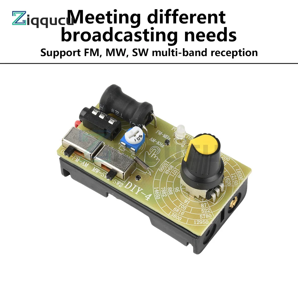 

FM/MW/SW Multi Band Headphone Radio Medium Wave Short Wave Fm Radio Module Frequency Modulation PCB Circuit Board Diy Module