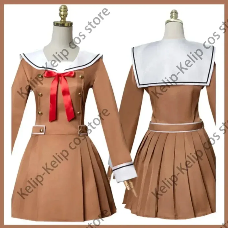 

CyAnime BanG Dream! Saya Yamabuki Toyama Kasumi Rimiri Cosplay Costume Poppin'Party School Uniform Dress Wig Woman Lovely Suit