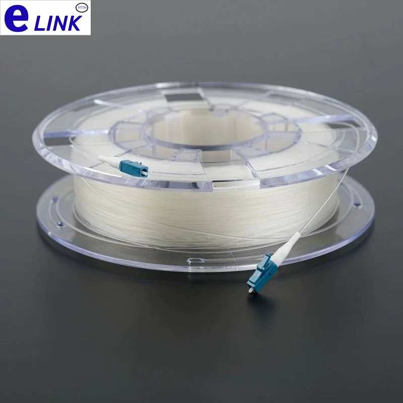 Sc/apc прозрачный патч-корд барабан G657A2 50 м-100 м FC LC волоконно-оптический кабель Невидимый fc/apc одножильный Перемычка 60 м/80 м