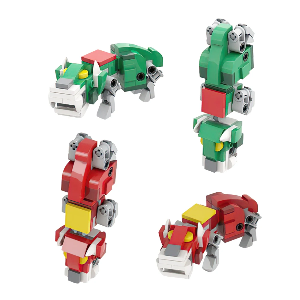 MOC Voltroned Robot Action Figure Building Blocks Anime Figure Technical Mecha Bricks Constructor Model Brick Set Children Toys