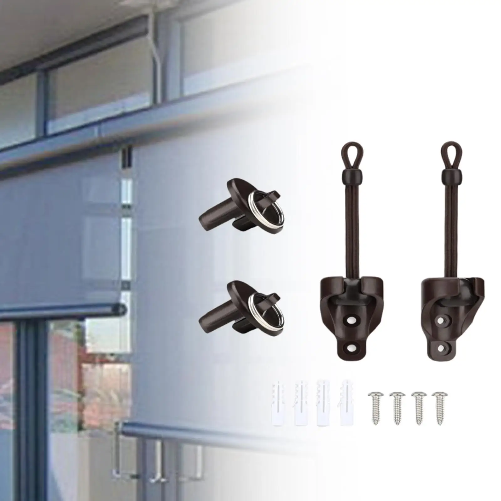 Bungee Kit and End Cap Curtain Bungee Kits for Coolaroo Blackout Outdoor