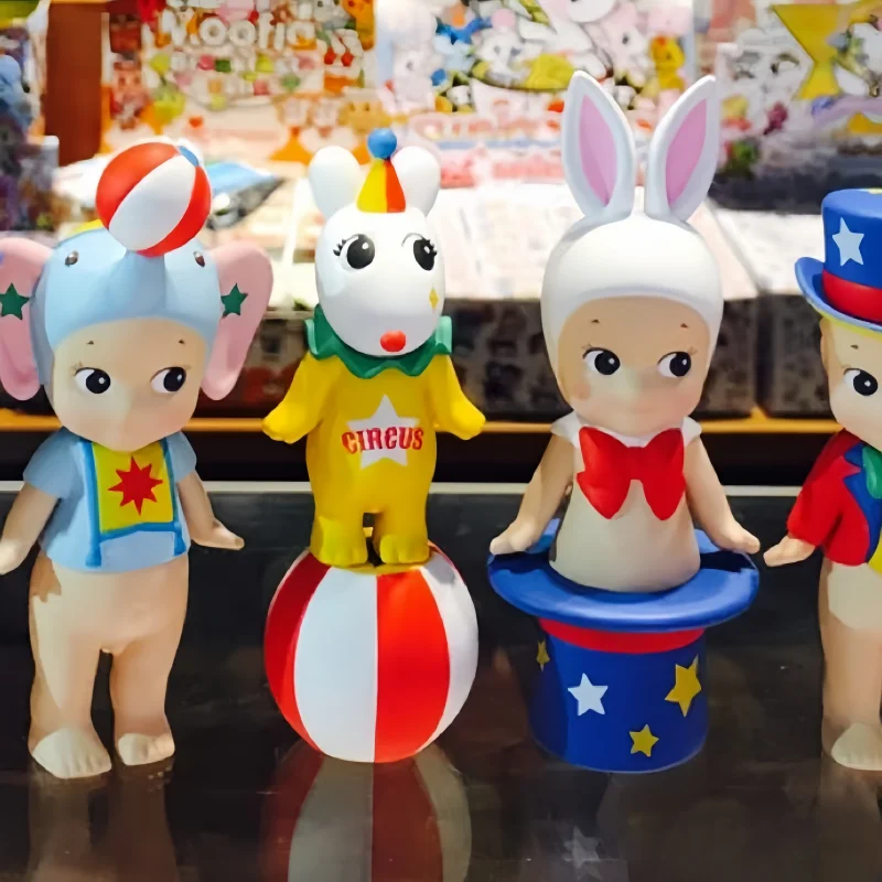 Hot Limited Genuine Sonny Angel Circus First Generation Series Blind Boxes Cute High Quality Handmade Mini Models Birthday Gifts