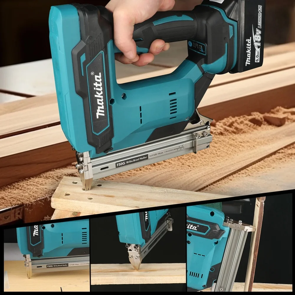 لـ Makita F30 مسدس التيلة الأظافر المستقيمة ، مسدس مسامير كهربائي لاسلكي ، مسدس التثبيت ، أدوات النجارة لبطارية ماكيتا 18 فولت #4