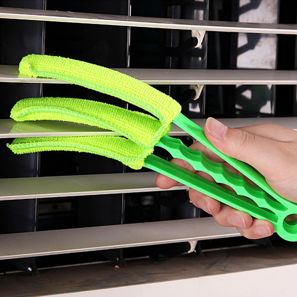 

Microfiber Removable Washable Cleaning Brush Clip Household Duster Window Leaves Blinds Cleaner Car Air Conditioner Brushes