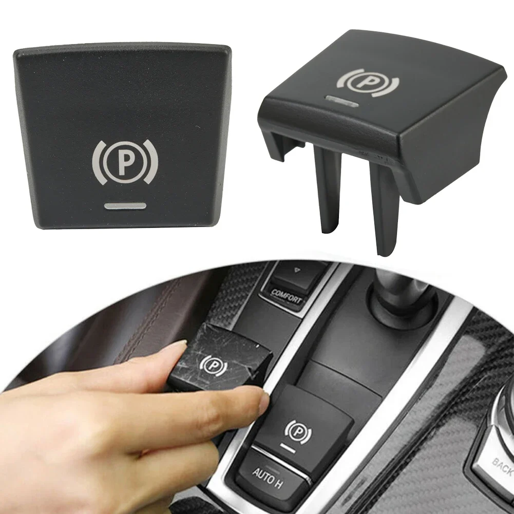 Car Parking Brake P Button Switch Cover For BMW 5/6 Series / X3 / X4 F10 F11 F18 F06 F12 F13 F25 F26 2009-2013 Auto Accessories