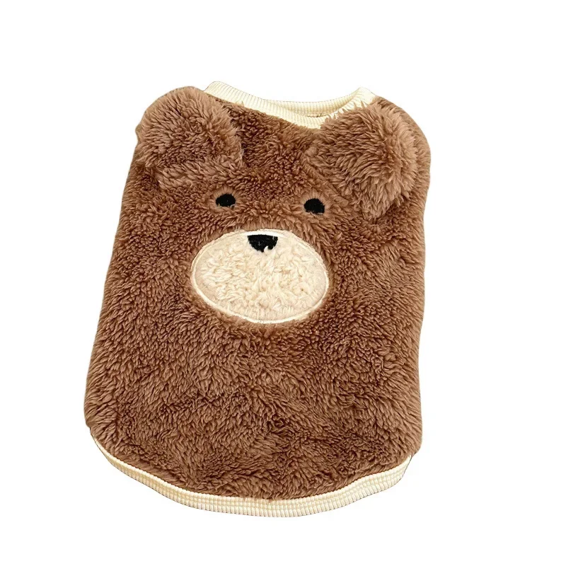 Winter Clothing Plush Teddy Bear Sweater Warmth Pets Cute Clothes Teddy Schnauzer Clothes Puppy Clothes Designer Dog Clothes