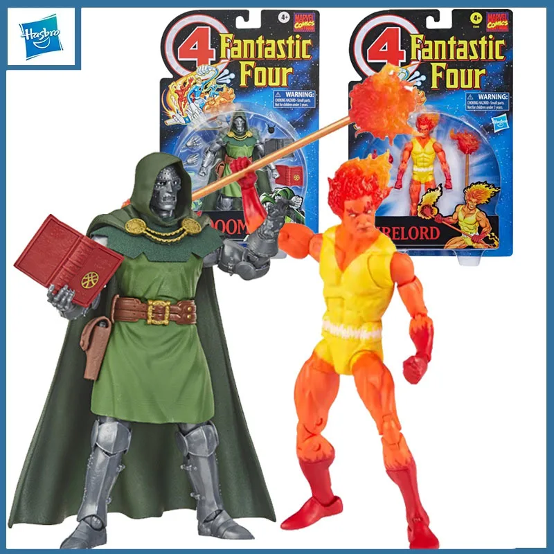 

Hasbro Genuine Marvel Legends Doctor Doom Firelord 6 Inches Retro Hanging Card Action Figure Toys for Boys Girls Gift Model