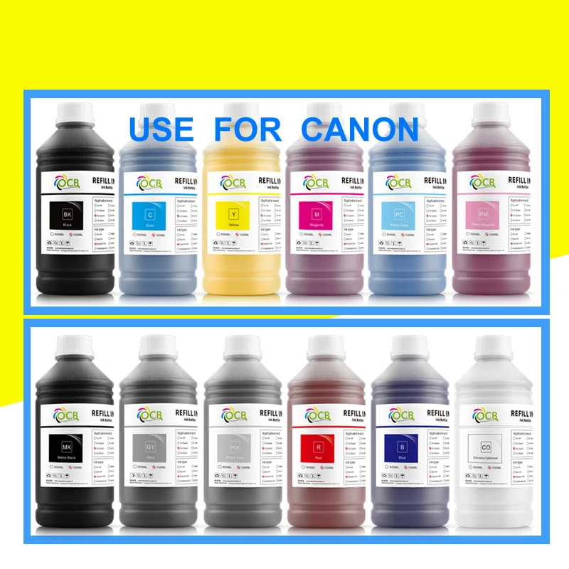 1000ml High Quality Pigment Ink refill For Canon PFI-1700 PFI 1700 for Canon Pro 2000 4000 6000 6100 4000s 6000s 6100s printer