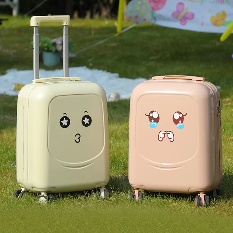 Valigia trolley compatta per bagagli per bambini nuova per ragazzi e ragazze Valigia da viaggio da 20 pollici Borsa da cabina con serratura a combinazione da 18 pollici