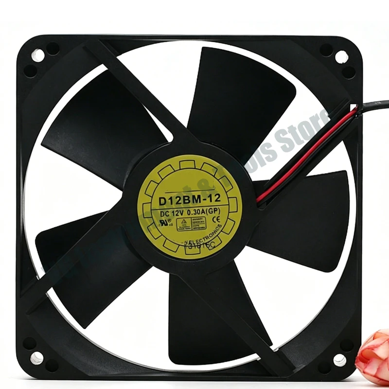 Neu für Yue Lun Yaln D12BM-12 12025 12V 0,30A 12CM Netzteil für PC-Gehäuse-Lüfter – Detail 1