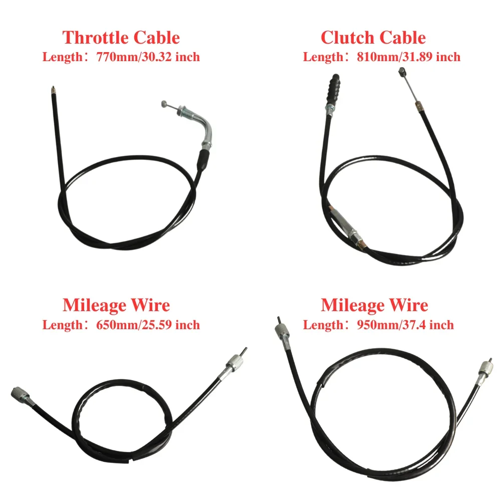 Motorcycle Speedometer Cable Clutch Cable Throttle Cable for Honda Z50 Z50A Z50J Z50R Mini Trail Monkey Bike Replacement Parts