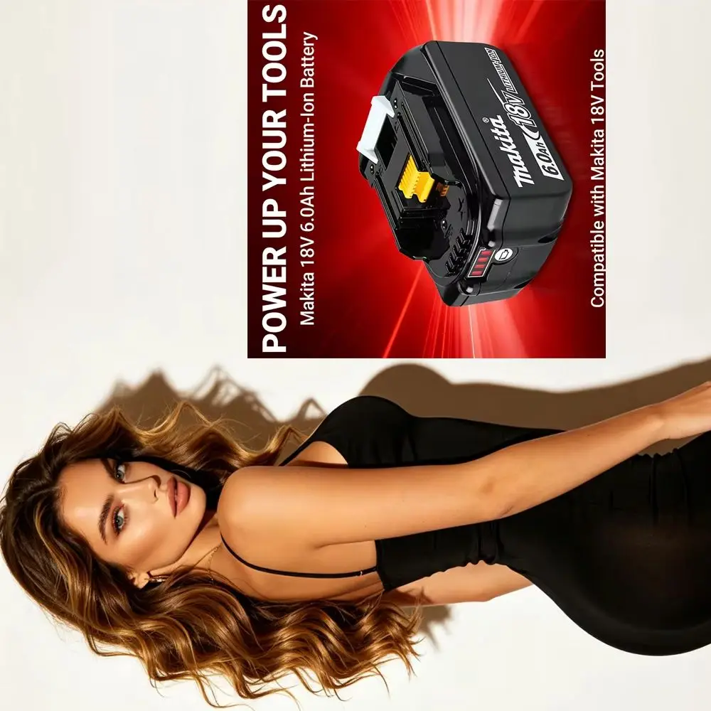 ️1111~ 18V Wide Application 6000mAh Rechargeable Battery Makita Power Equipment Parts