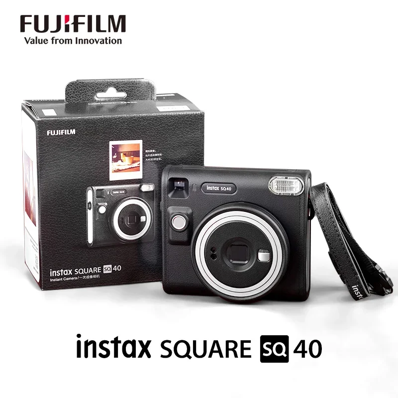 New Arrival 100% Genuine Orignial Fujifilm Instax SQUARE sq40 Instant Fim Photo Camera Black