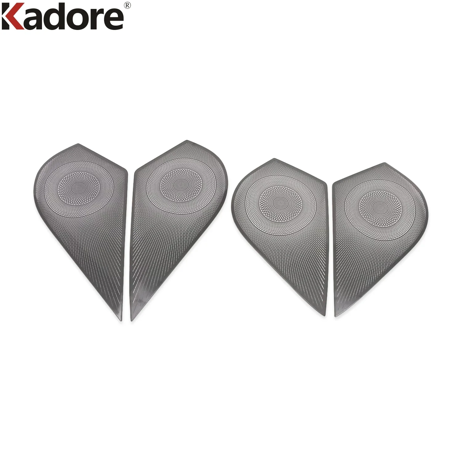 Car Inner Door Audio Speaker Cover Trim For Honda Accord Sedan 2023 2024 Stainless Steel Loudspeaker Frame Interior Accessories