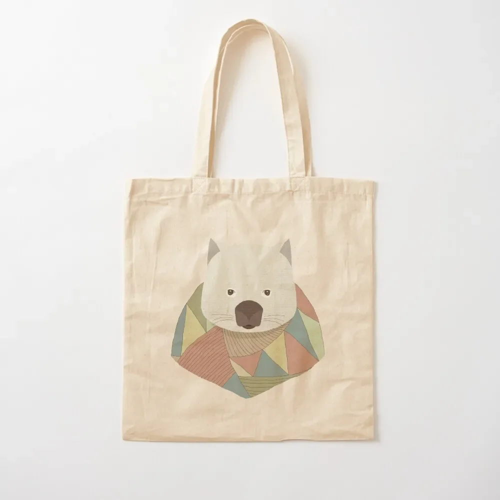 

Whimsical Wombat II Tote Bag Customizable tote large Women's canvas bags