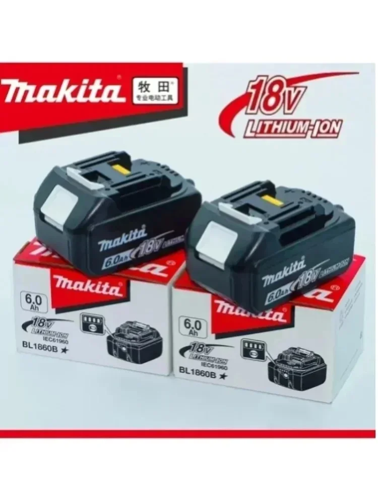 100% Original 18V Makita 6,0/5,0Ah Makita Akku BL1840 BL1830B BL1850B BL1850 BL1860 BL1815 Ersatz-Lithium-Akku