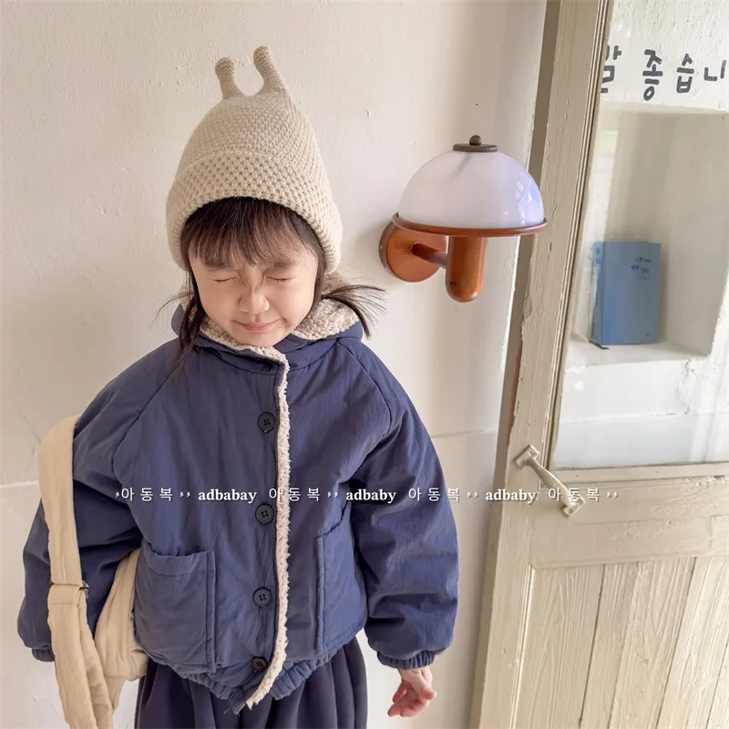 Children's Winter Hooded Jacket Baby Warm Clothes 2023 Fashion Kids Thick Coat Girls Body Warmer Clothing Boys Cotton Outerwear