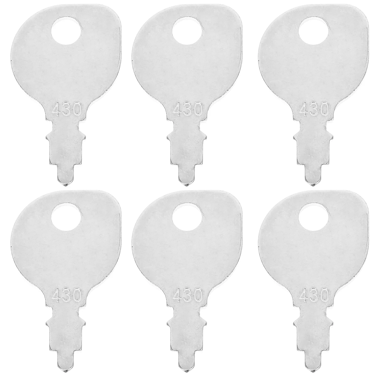 

6 Pcs File Cabinet Lock Replacement Lawn Mower Ignition Key Cabinets Iron Heavy Equipment