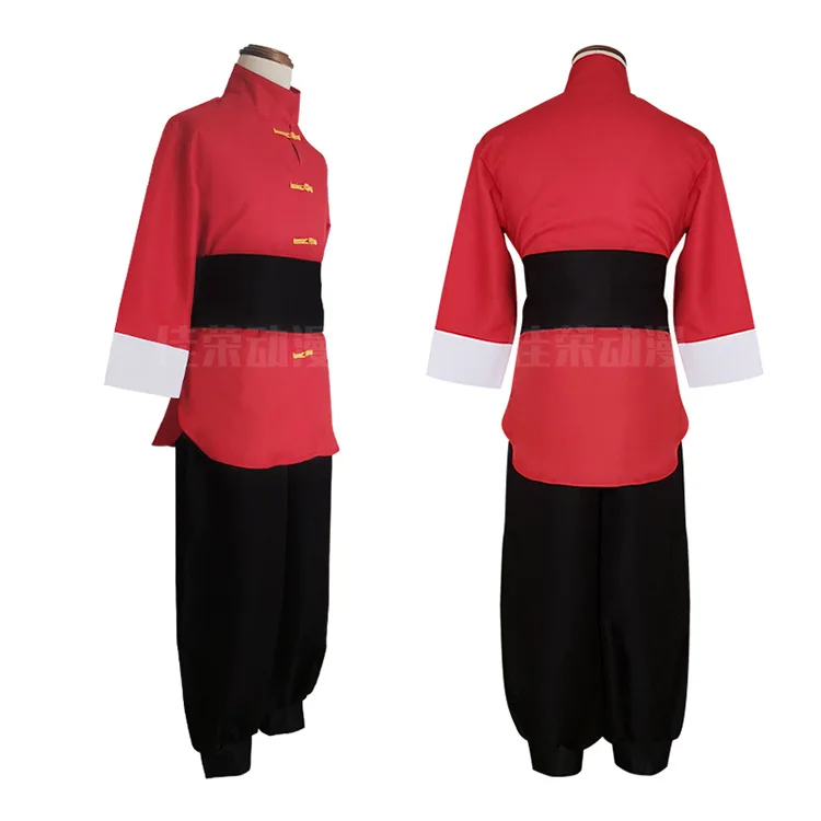 Anime Ranma 1/2 Tendou Akane Cosplay Costume Men Women Chinese Style Uniform For Halloween Carnival Party Suit Top+pants+belt