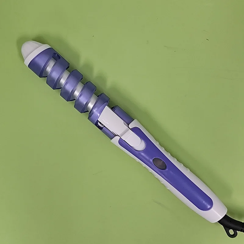Auto Spiral Curling Iron Ceramic Coated Rotating Barrel Wave Curler Anti-Scald High Quality For All Hair Types Home Salon Gift
