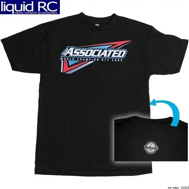 

Футболка Associated SP126M Team Associated Tri черная M