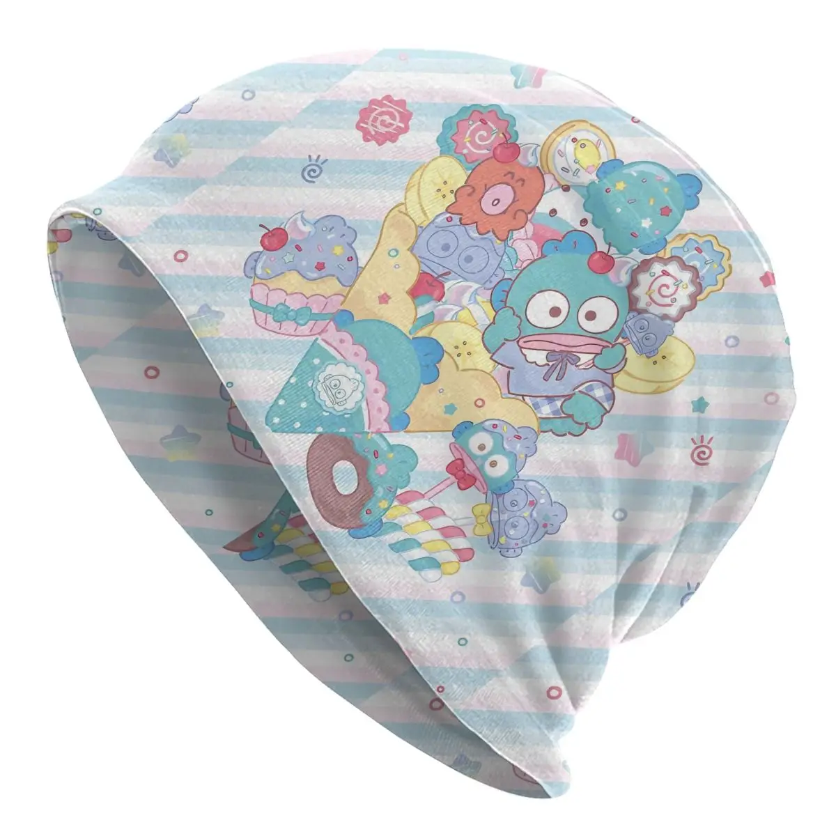 

Hangyodon, милая мультяшная кепка, повседневная уличная шапка с черепами для взрослых, весенние теплые многофункциональные шапки с капюшоном