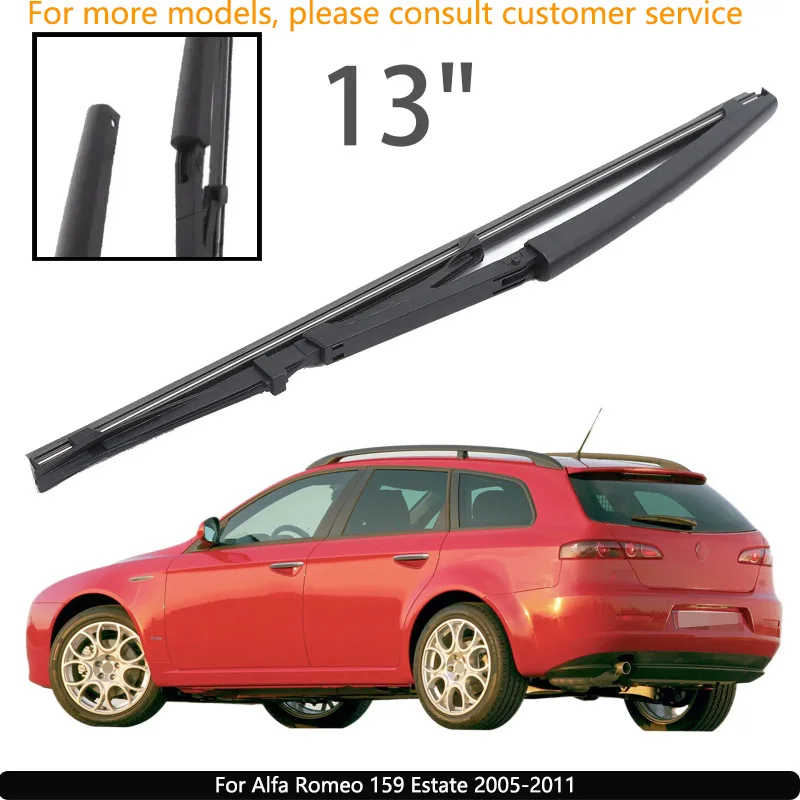 

For Alfa Romeo 159 Estate 2005-2011 Car Accessories 13" Rear Windshield Windscreen Washer Wiper Blade