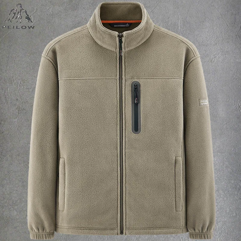 Chaquetas de lana Polar Softshell de invierno para hombre, Parkas tácticas militares con cremallera completa para exteriores, senderismo de montaña,