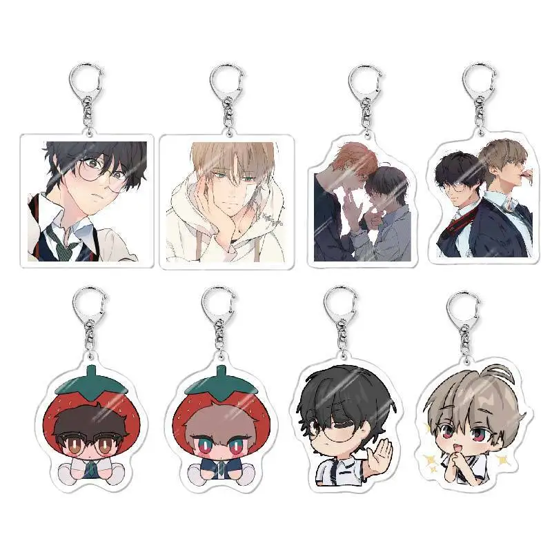 Hot BL Manwha Lost In The Cloud Anime Acrylic Keychain Jewelry Animation Products Korean Fans Cartoon Collection Jewelry Gifts