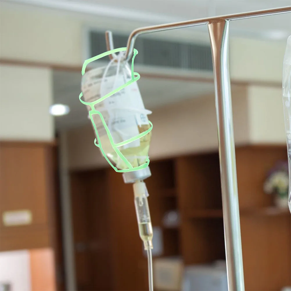 

30pcs Infusion Accessories Plastic Bottle Cages for Saline IV Drip Covers Reusable Secure Hanging Holders Home Hospital Storage