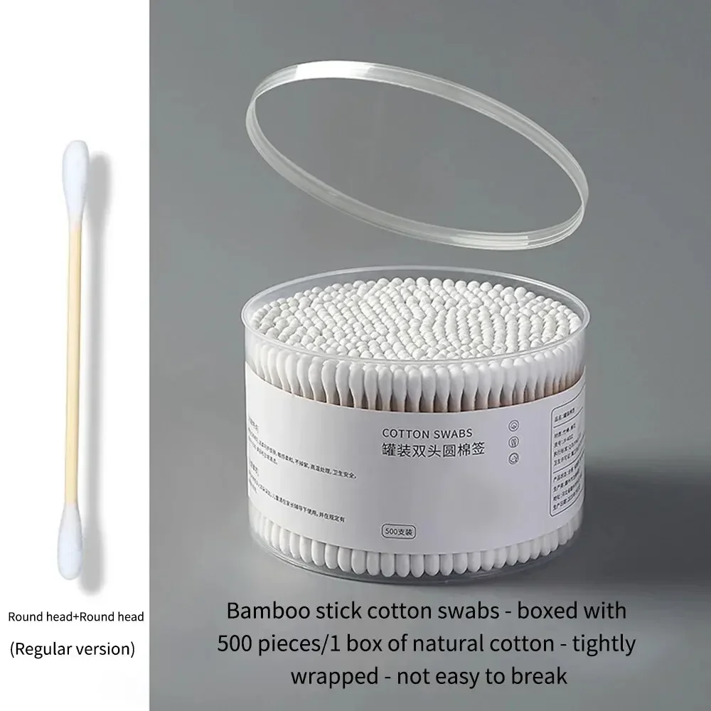 Одноразовая двусторонняя круглая головка для снятия макияжа и хлопка, коробка из 500 шт., с ежедневной очисткой, уход за домашними животными, многоцелевая