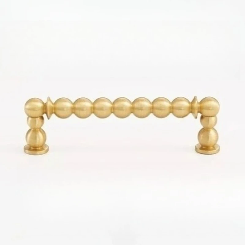European Furniture Hardware Handle Creative Cabinet Brass Handle American Drawer Knob Luxurious Brass Shoe Cabinet Knob