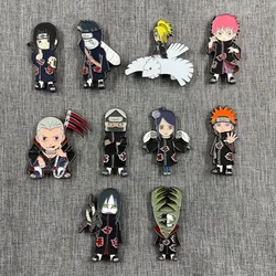 Naruto Xiao Organized Didara Uchiba Weasel Ghost Shark Scorpion Brooch Cartoon Metal Badge Bag Decoration