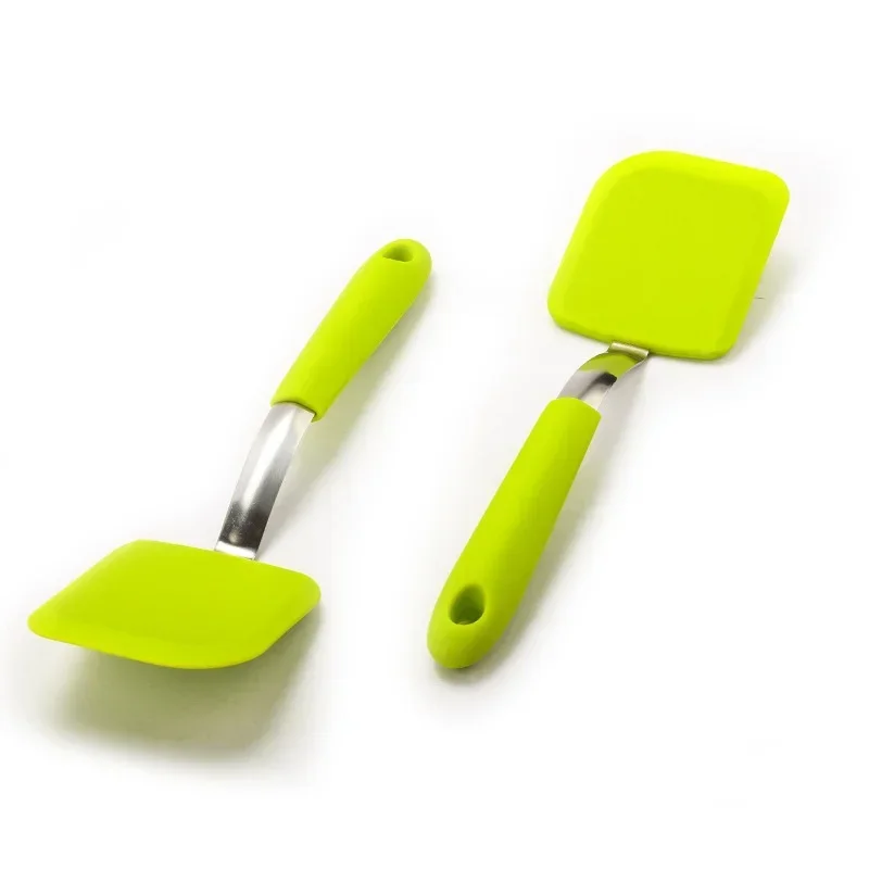 Green Color Kitchen Tools Spatula Non-stick Spatula Cooking Utensils Beef Meat Egg Kitchen Scraper Wide Pizza Cooking Shovel