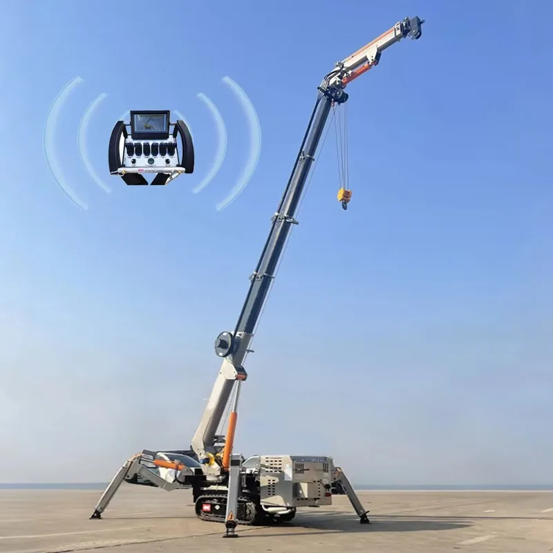 Customized Hot Sale Crane Lifting Equipment Crawler Crane 3 Ton 5 Ton Mini Spider Crawler Crane Towable Boom Lift