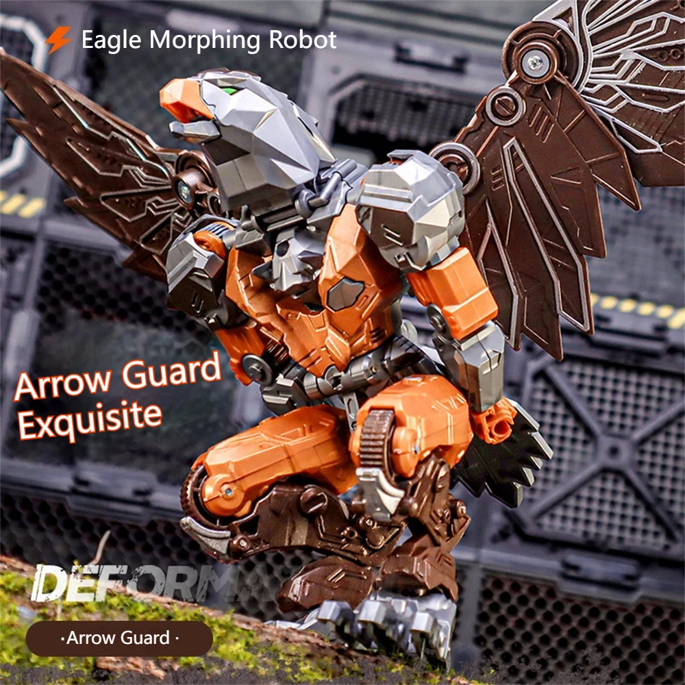 Transformed toy Eagle Guard King Kong robot children's educational model animal robot toy children's birthday gift