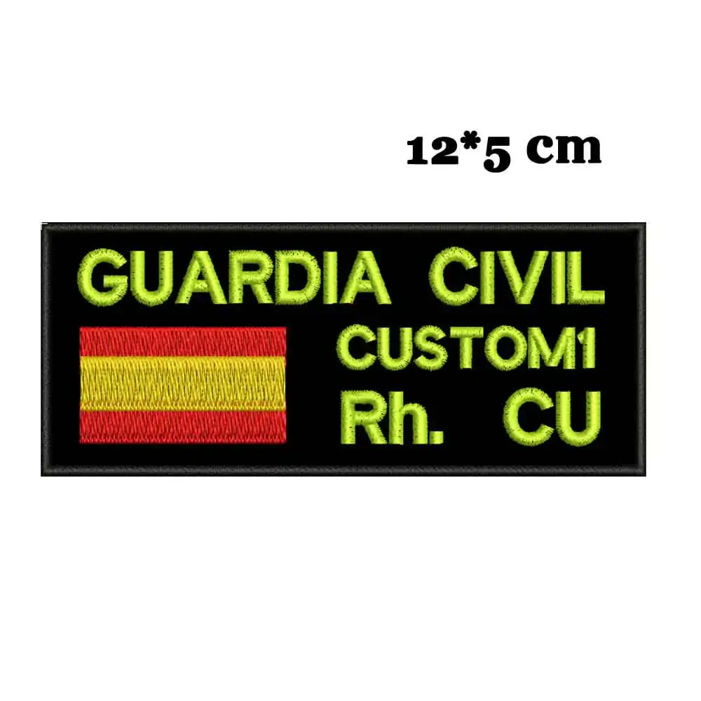 custom spain army blood embroidery patch