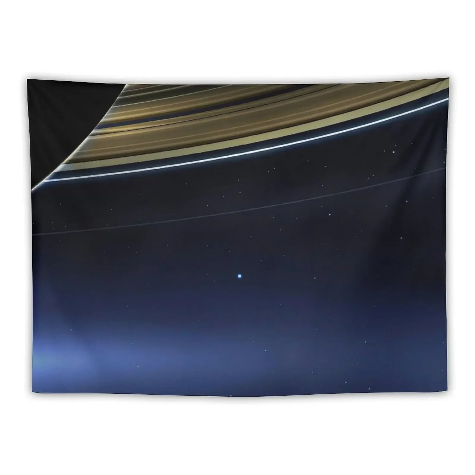 Pale Blue Dot — Cassini ? HQ-quality Tapestry Wall Decoration Items Wall Art Carpet Wall Tapestry