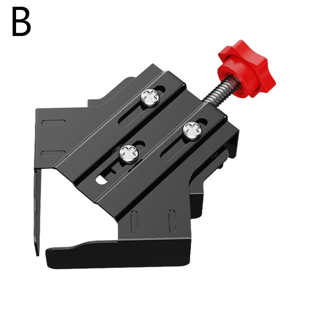 Abrazadera de esquina de acero inoxidable para carpintería, abrazadera de ángulo recto de 90 grados para marco de cuadros/soldadura de gabinetes y muebles M3I6