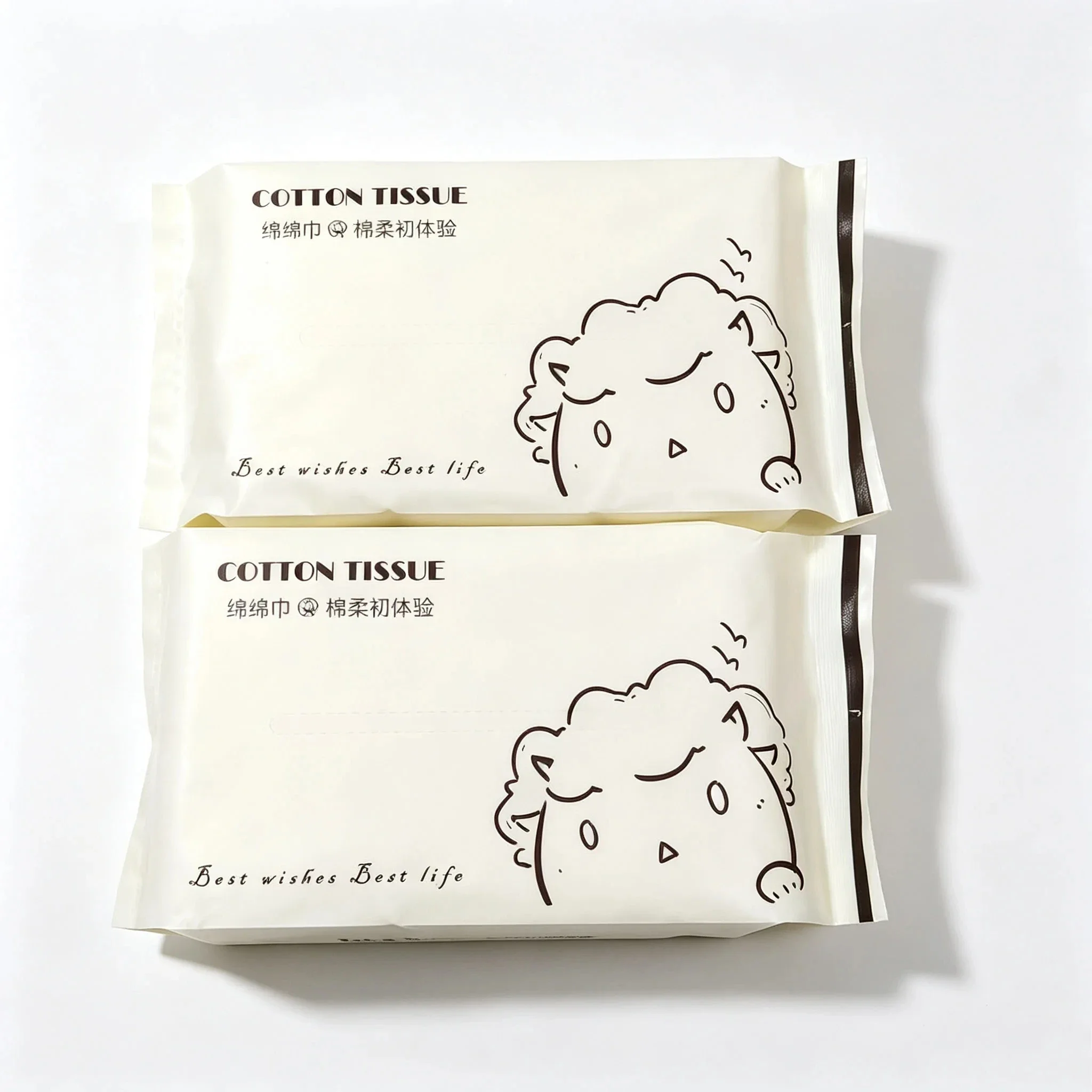 Soft Individual Pocket Tissues | Wet/Dry Use for Facial Cleansing, Makeup Removal & Handkerchief – Portable Beauty Essentials