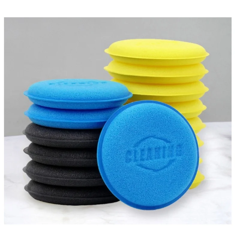 12 PCS Foam Applicator Pads Car Wax Applicator Pad Detailing Round Polishing Sponges for Car Wax Applicator Pad